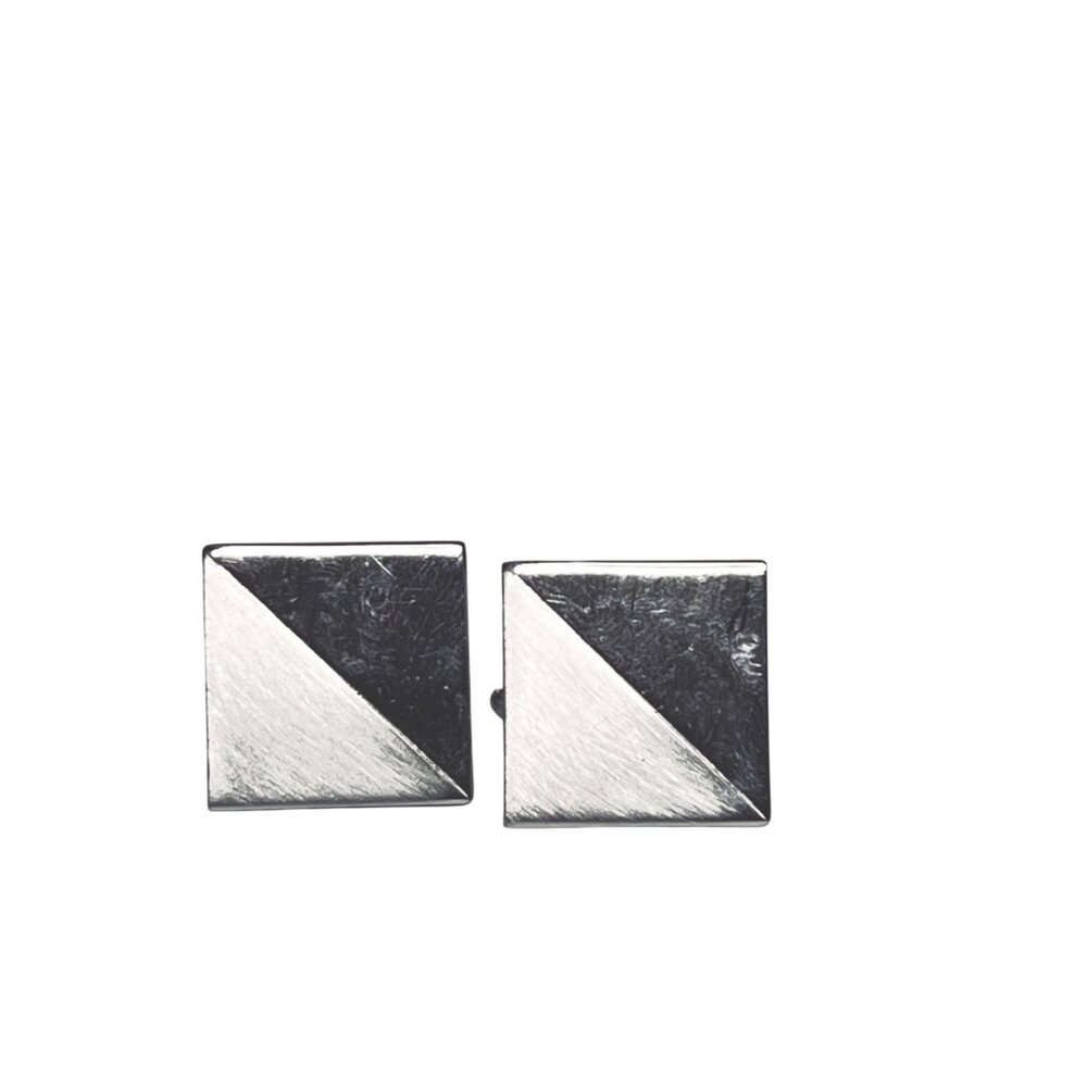 Vintage Flex Let Quality Silver Tone Cufflinks (1979)